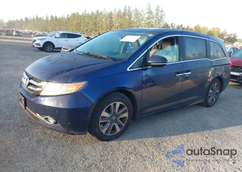 2014 Honda Odyssey Touring/Touring Elite из США, поврежденный, VIN 5FNRL5H95EB055096